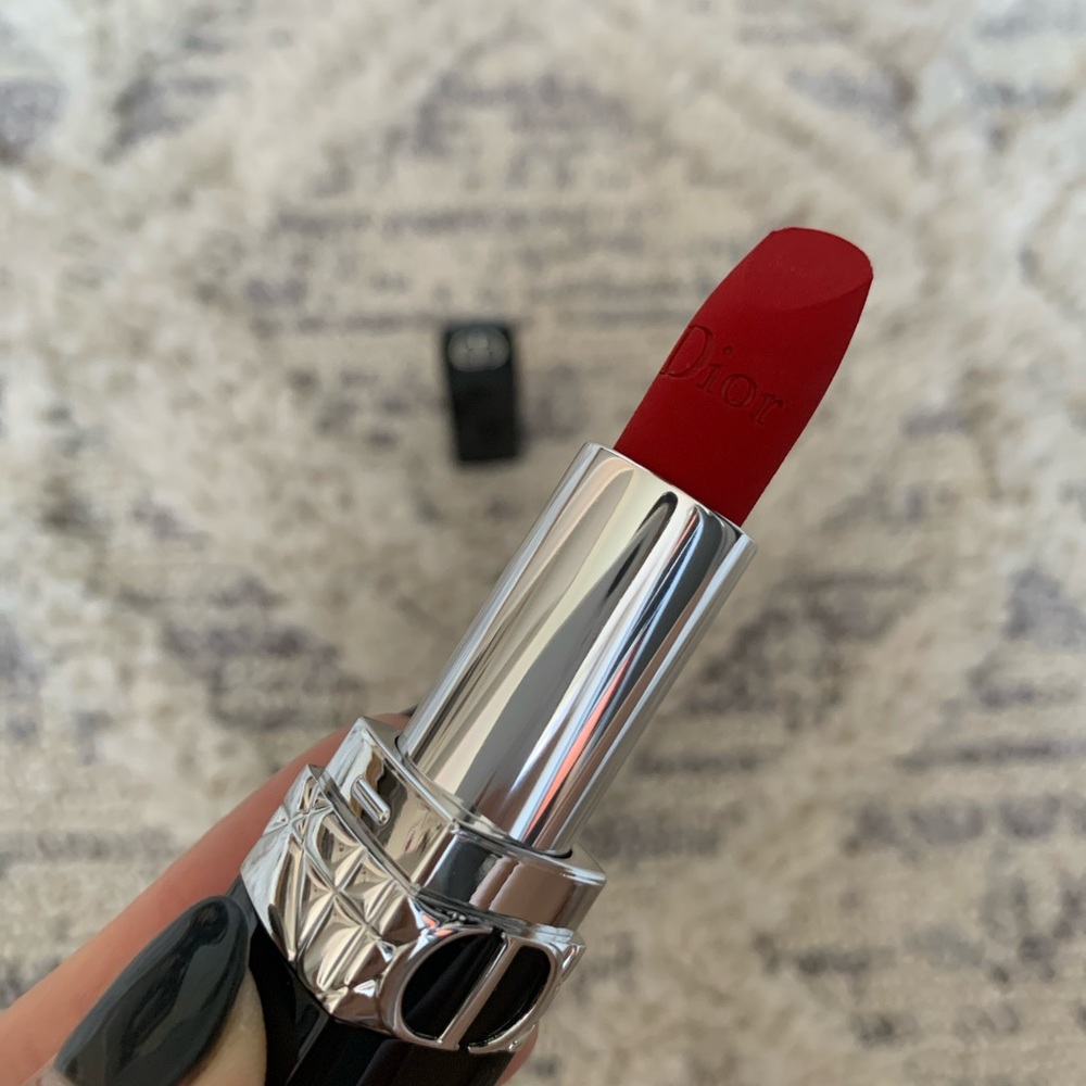 NEW DIOR lipstick in Rouge 999 Velvet